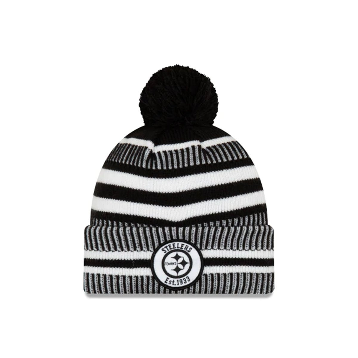 PITTSBURGH STEELERS NFL SIDELINE HOME COLD WEATHER SPORT KNIT BLACK/WHITE