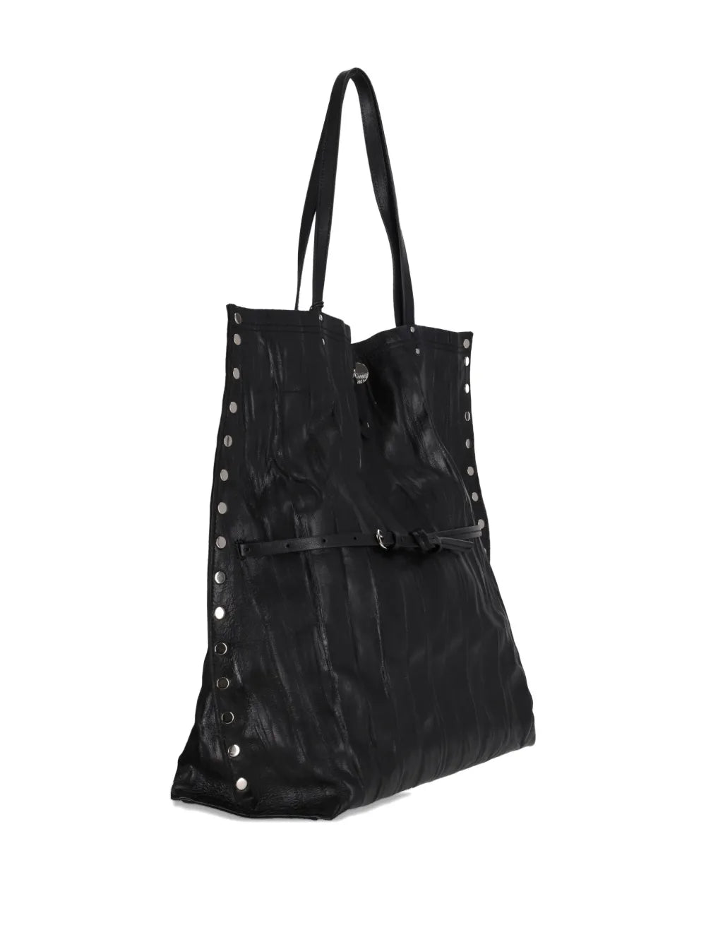 Zanellatomedium A' Spasso Allacciata Plisse' tote bag