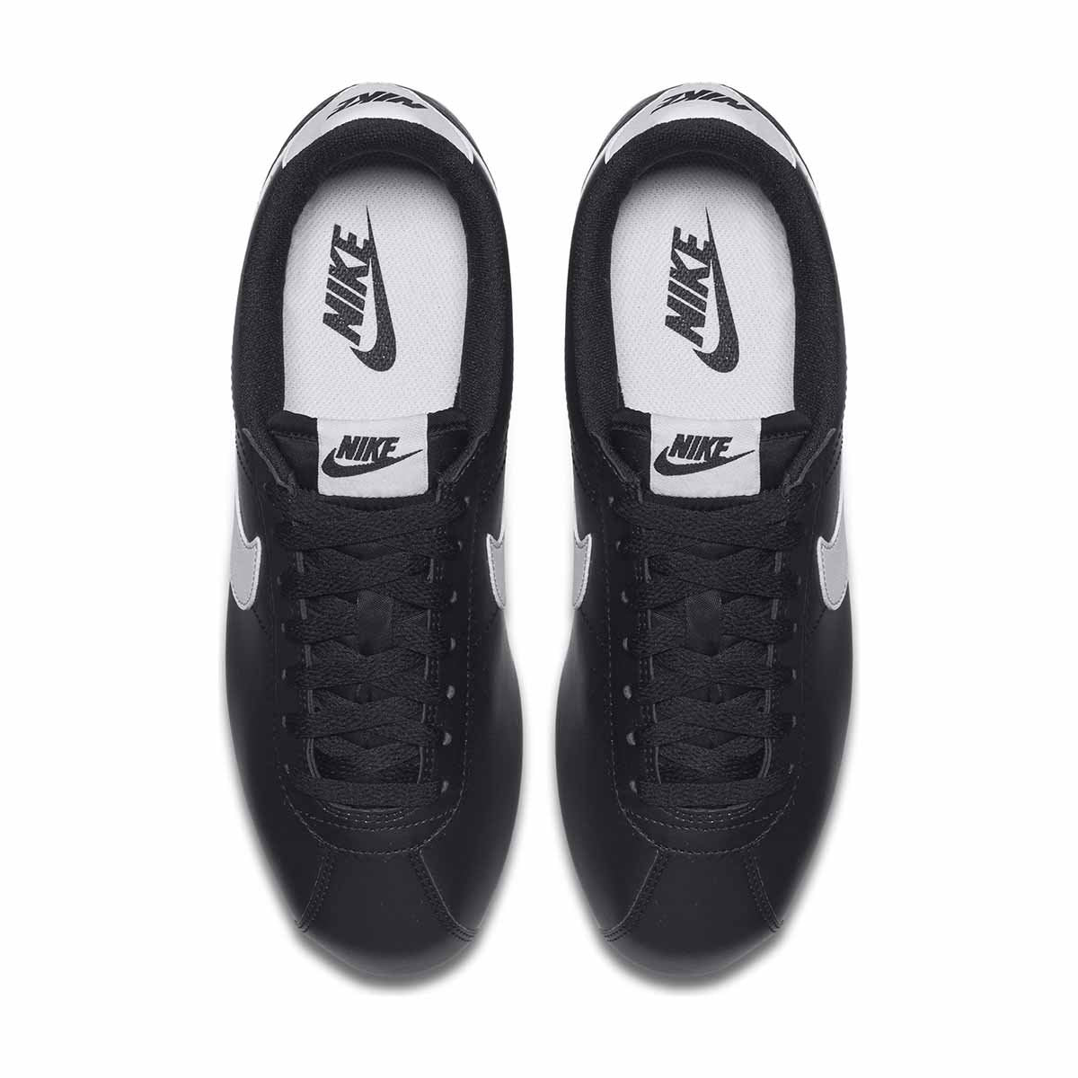 Nike Classic Cortez Womens Leather Shoes (Black)