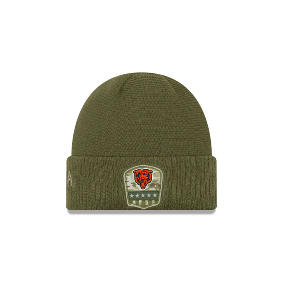 CHICAGO BEARS SALUTE TO SERVICE CUFF KNIT GREEN/ORANGE