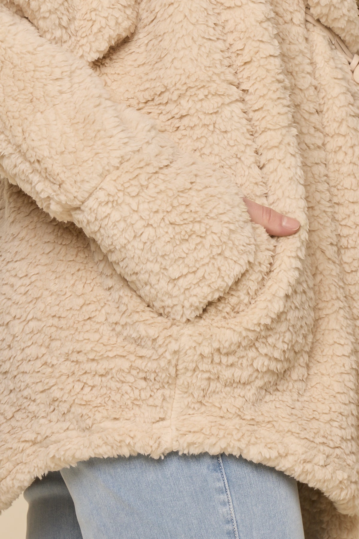 Cocoon Coat - Taupe