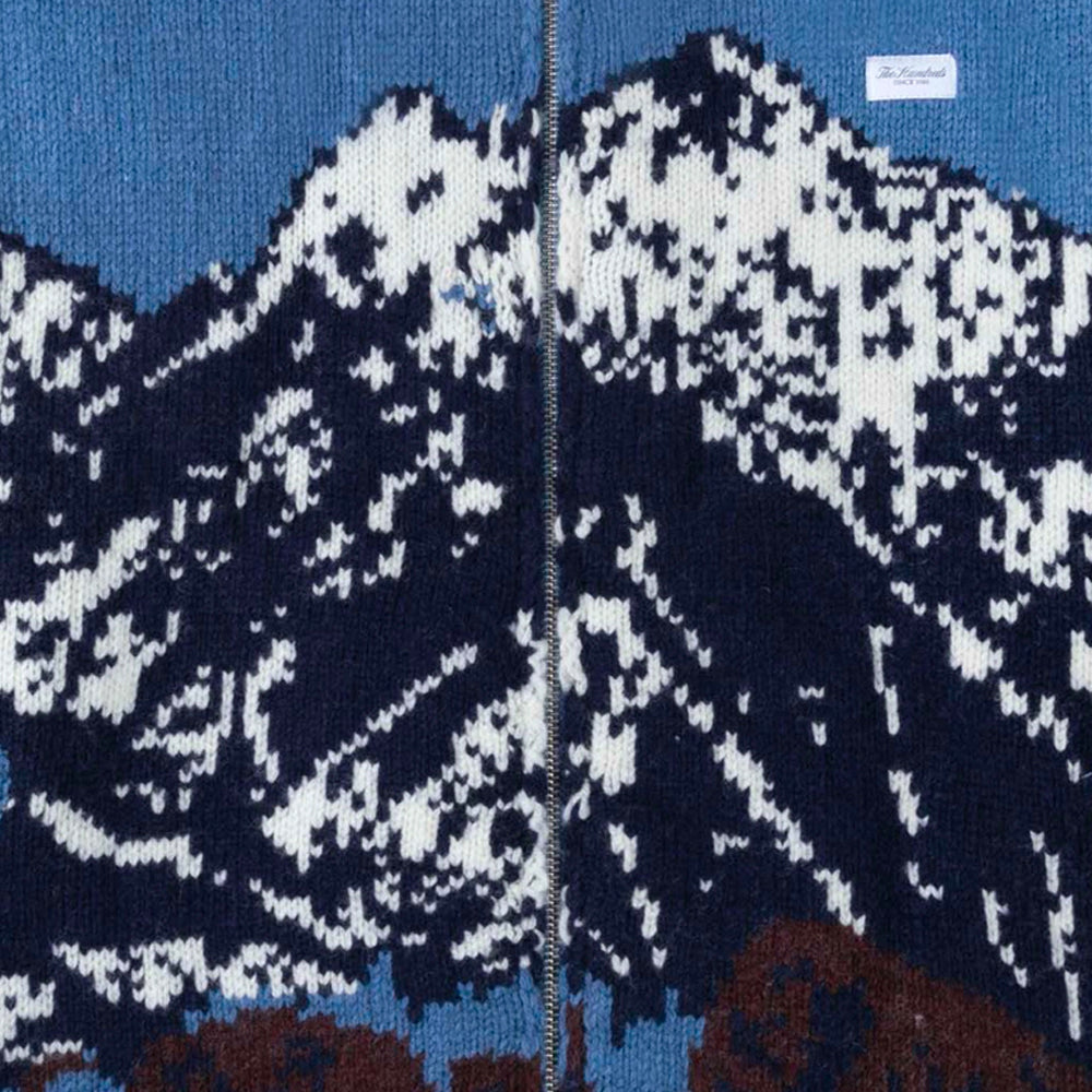 The Hundreds Ridgeline Zip Up Sweater