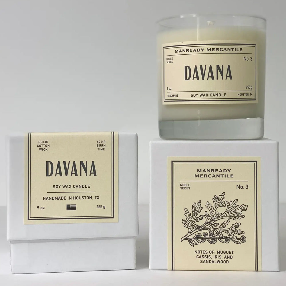 Manready Mercantile Davana Noble Series Soy Candle