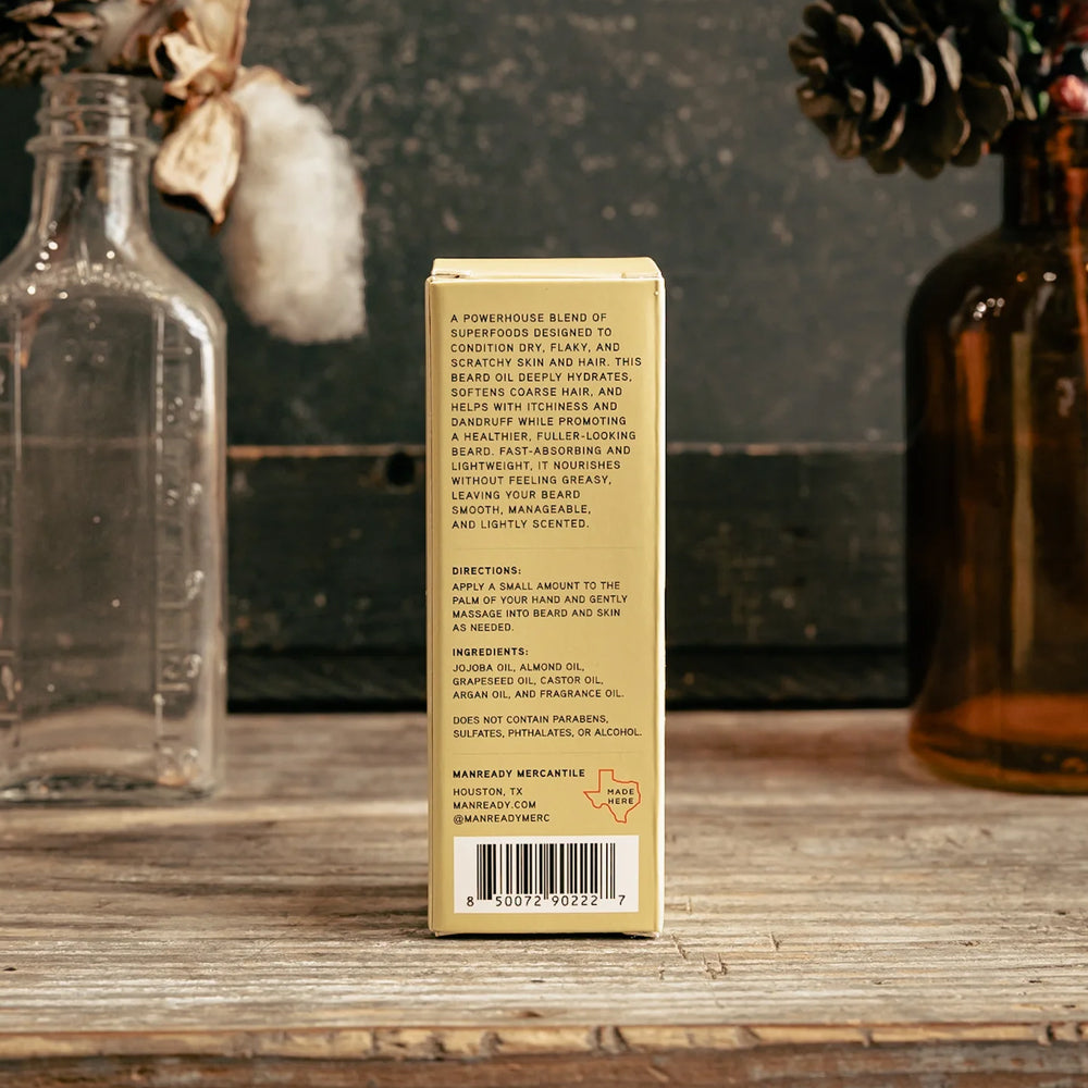 Manready Mercantile Beard Oil "Tan Label"