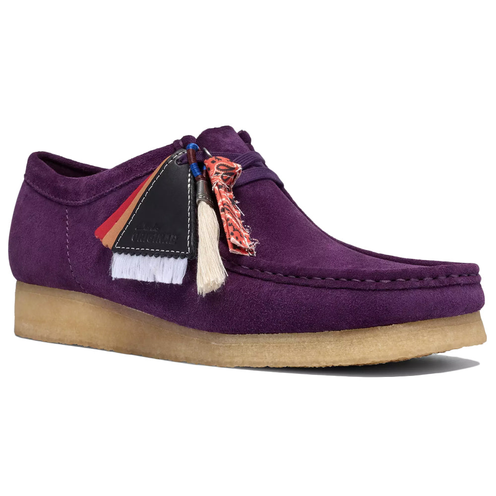 Clarks Wallabee Damson Suede