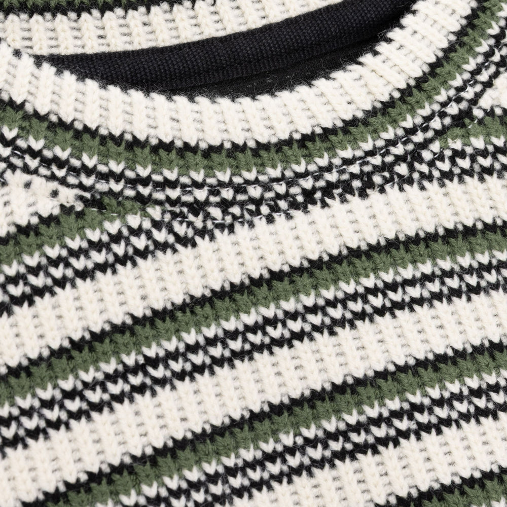 Honor the Gift Speak Striped Crewneck