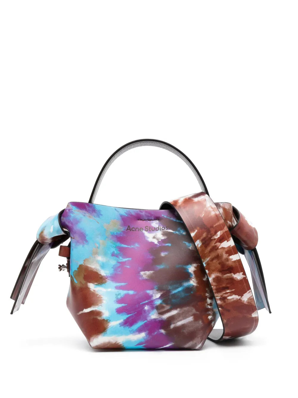 Acne Studiostie-dye knotted tote bag