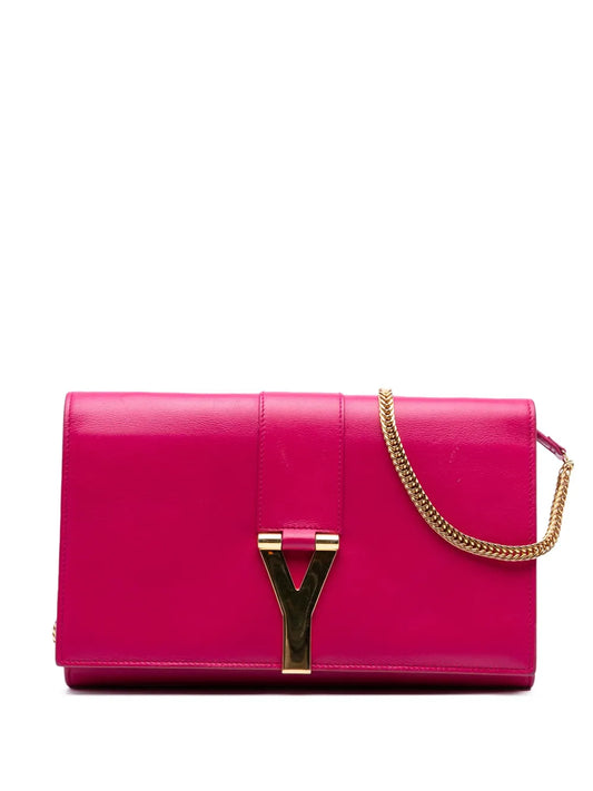 Pre-OwnedSaint Laurent Pre-Owned2015 Leather Chyc Ligne Wallet on Chain crossbody bag