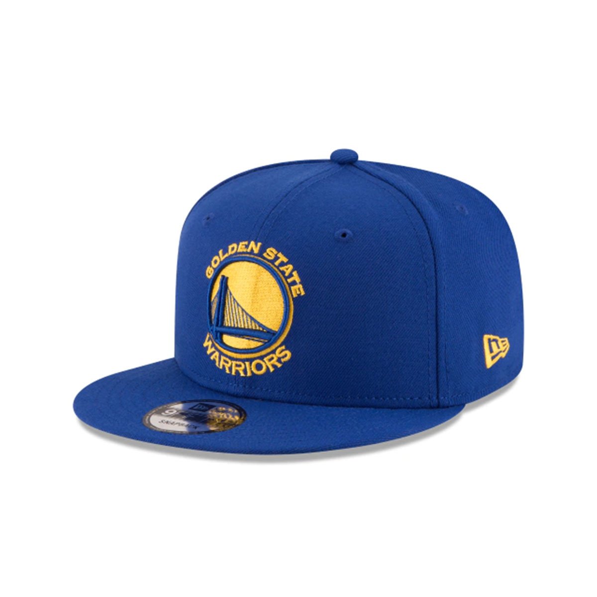 New Era Warriors 9FIFTY Team Snapback Hat Cap (Blue/Gold)