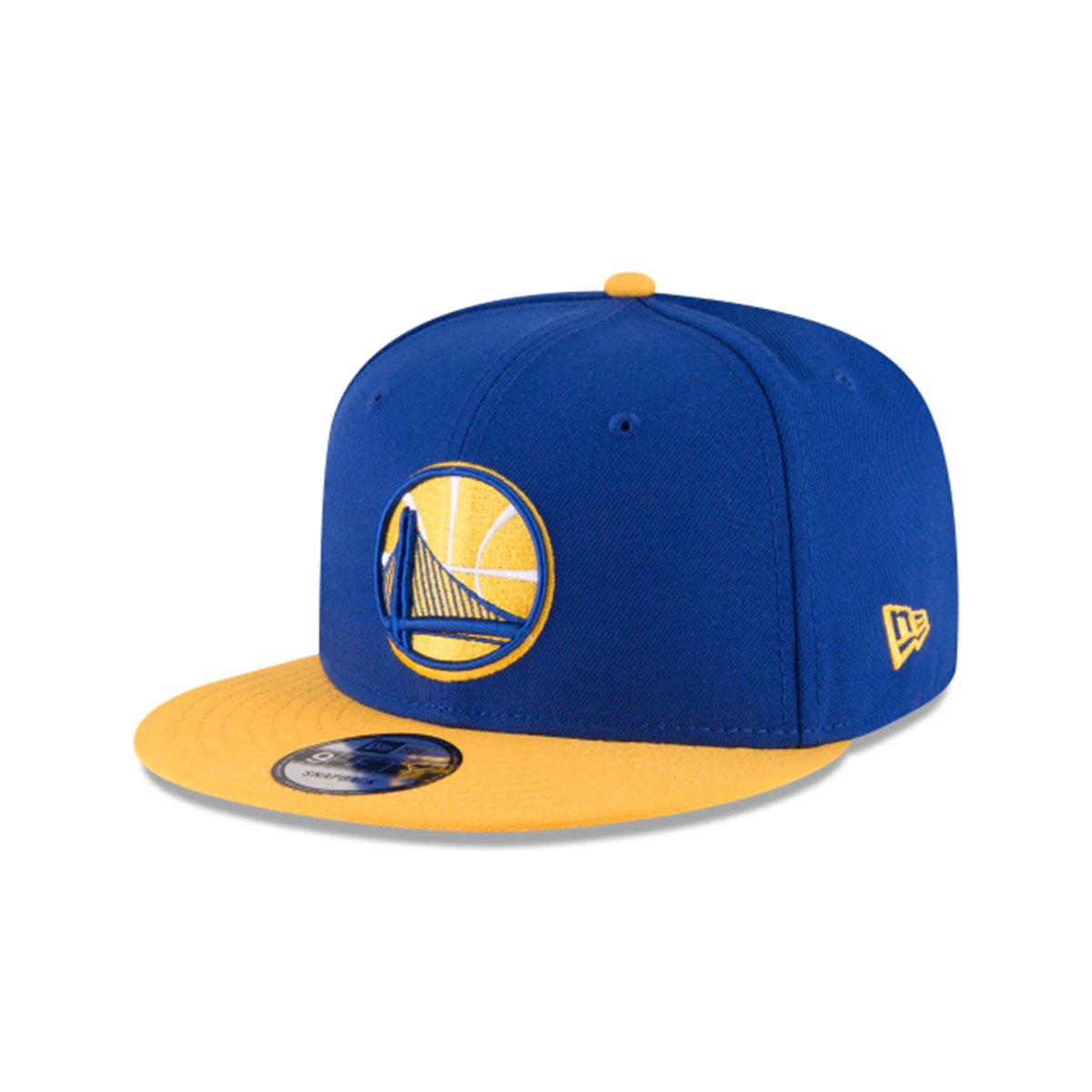 New Era Warriors 9FIFTY 2-Tone Snapback Cap (Gold/Blue)