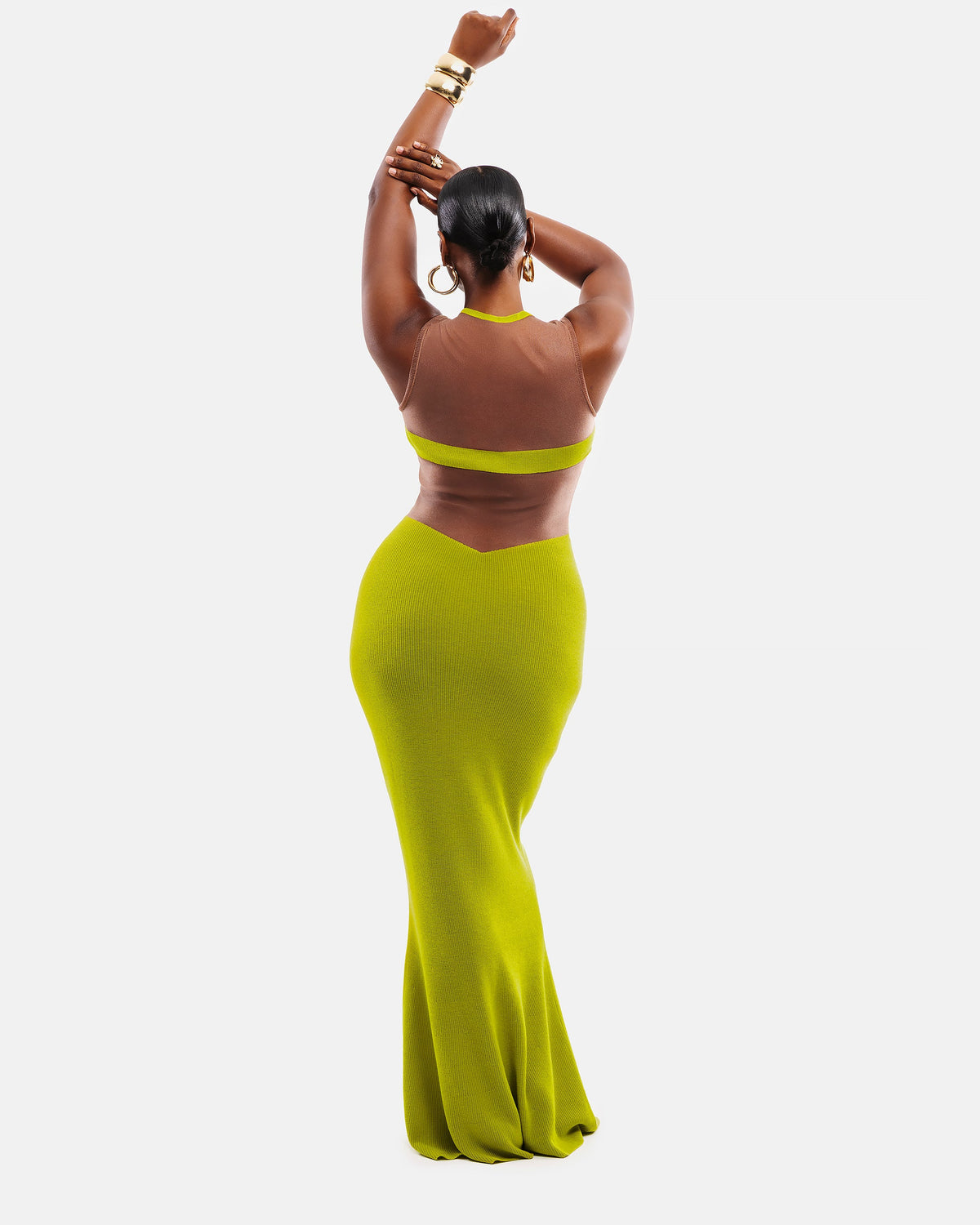Kiya Mesh Knit Dress