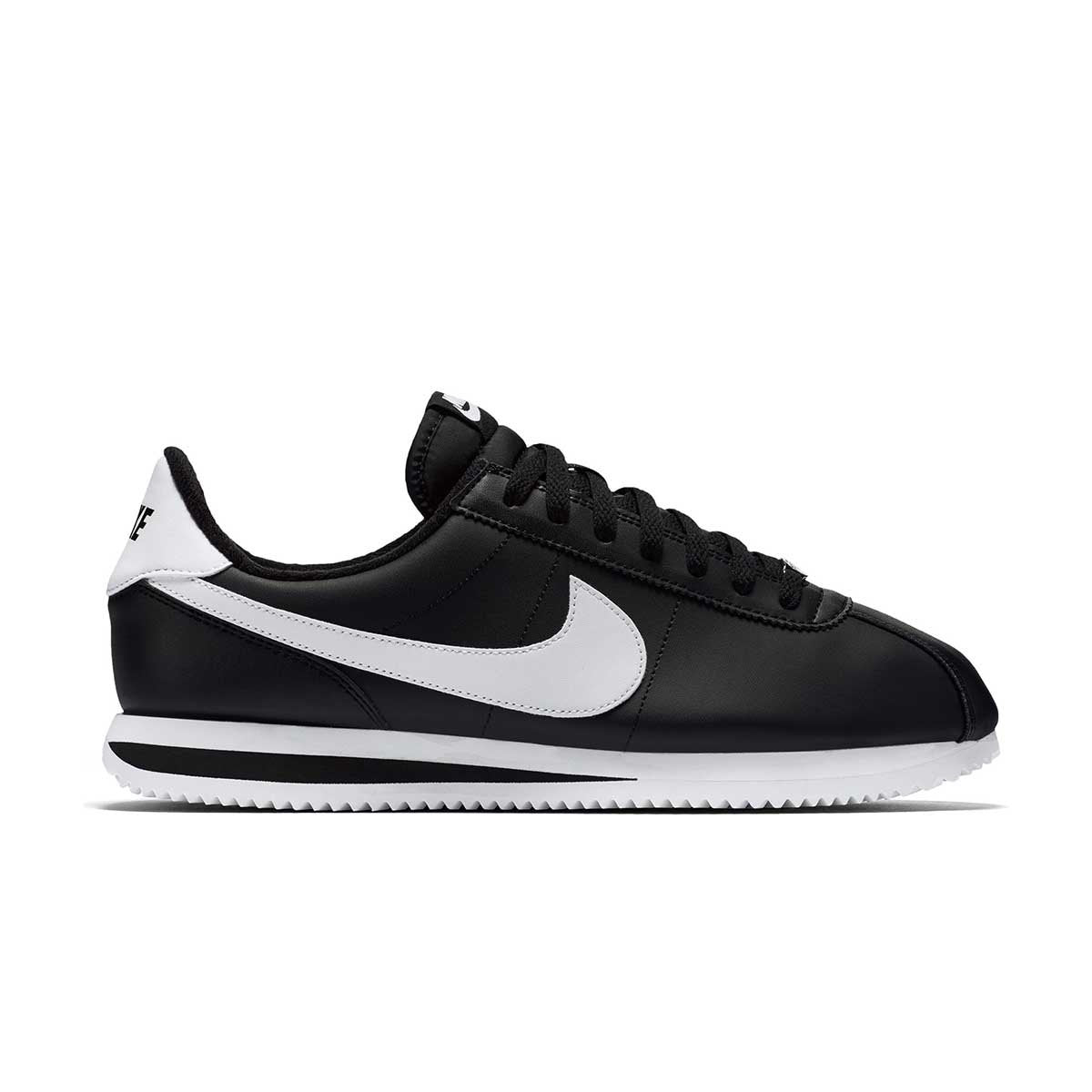 Shop Men's Nike Cortez Basic Nylon Shoe (Black)