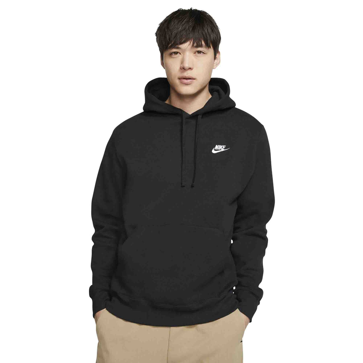 Shop Nike Sportswear Club Fleece (Black)