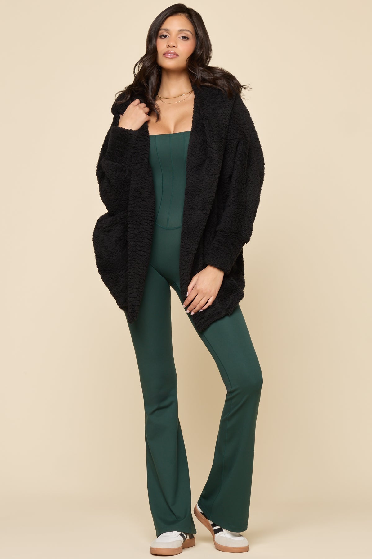 Cocoon Coat - Black