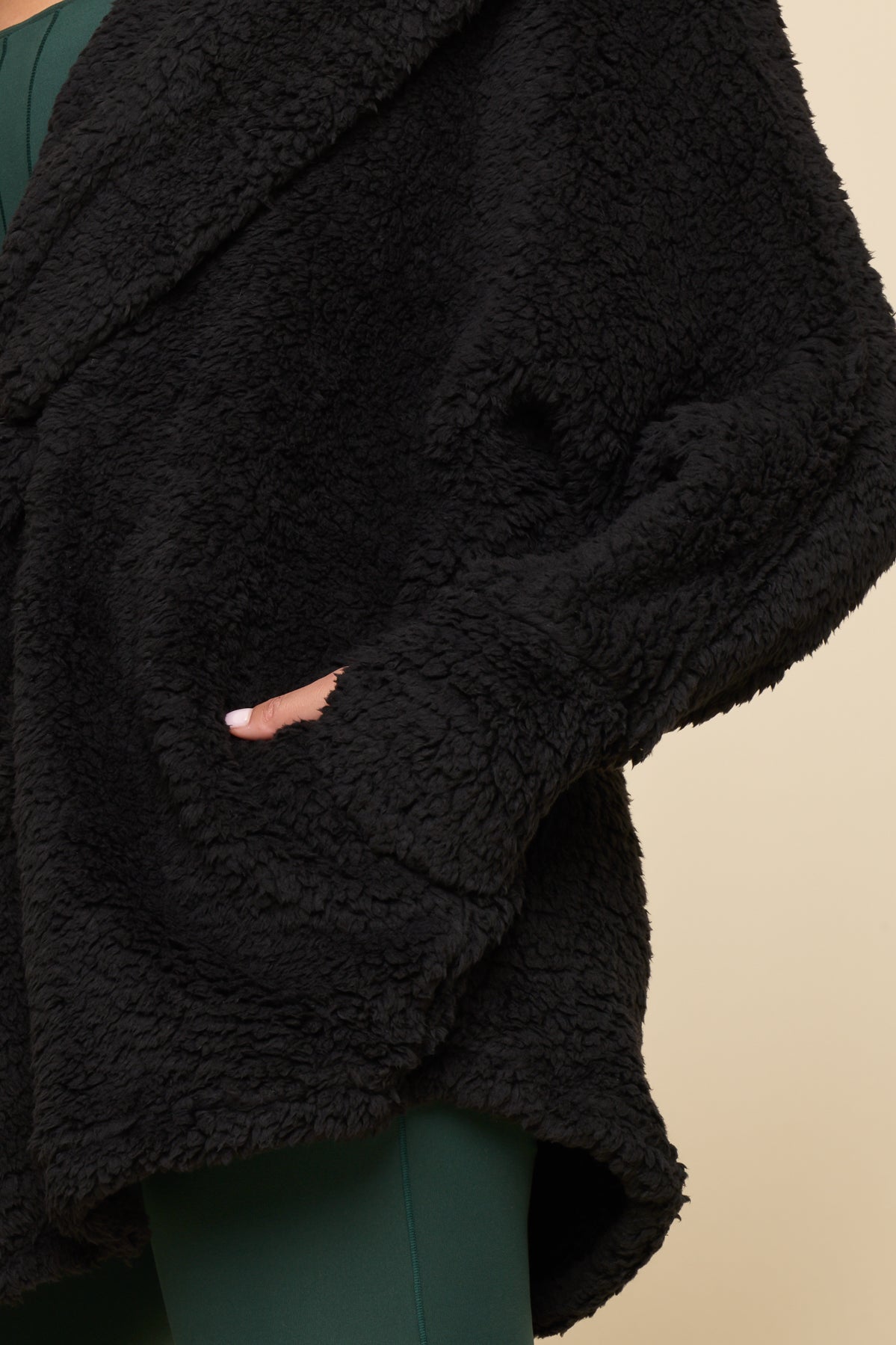 Cocoon Coat - Black