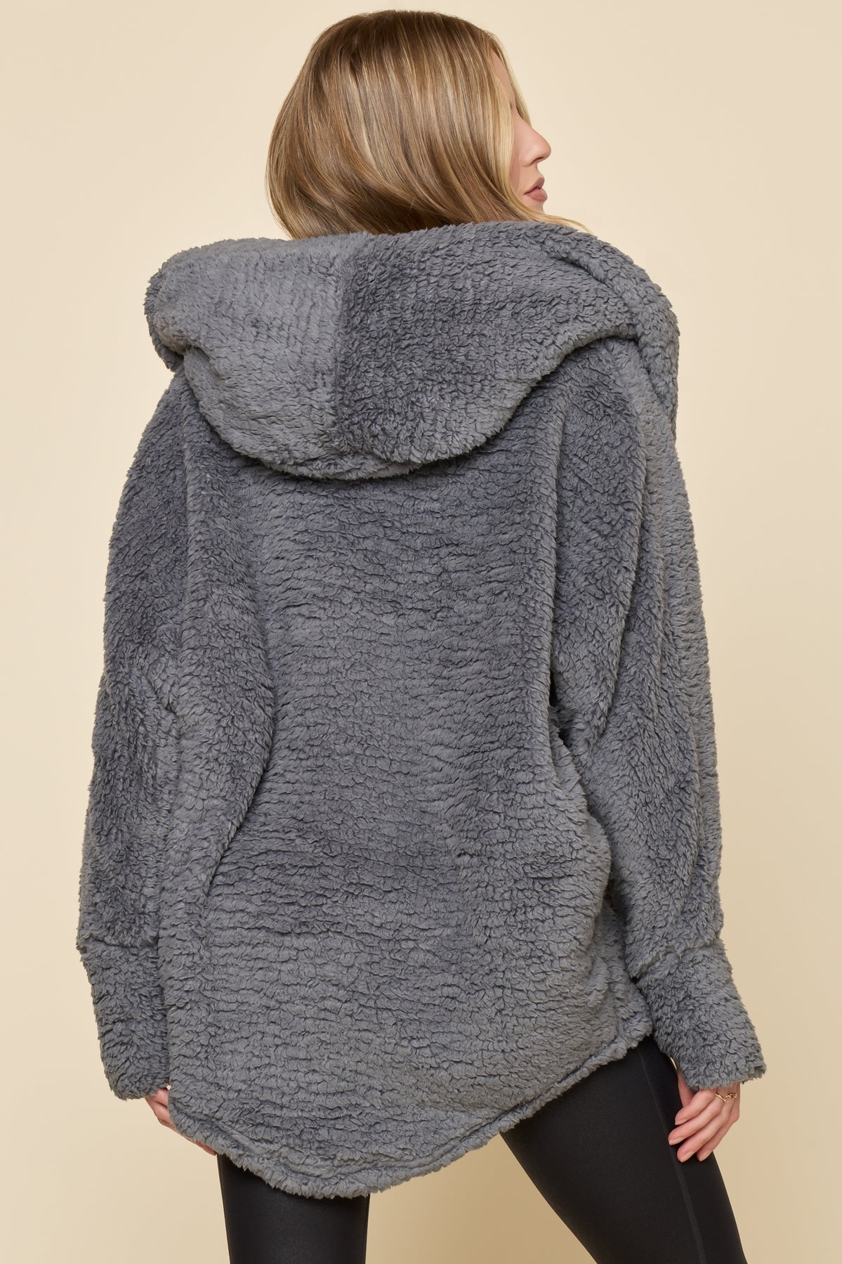 Cocoon Coat - Cool Grey