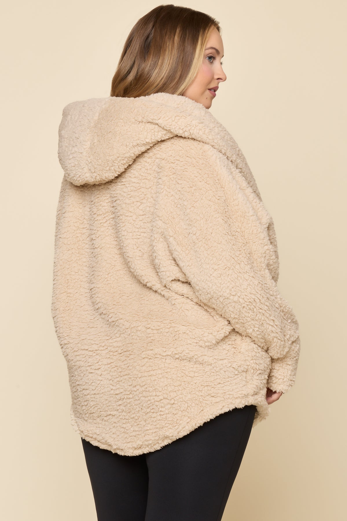 Cocoon Coat - Taupe