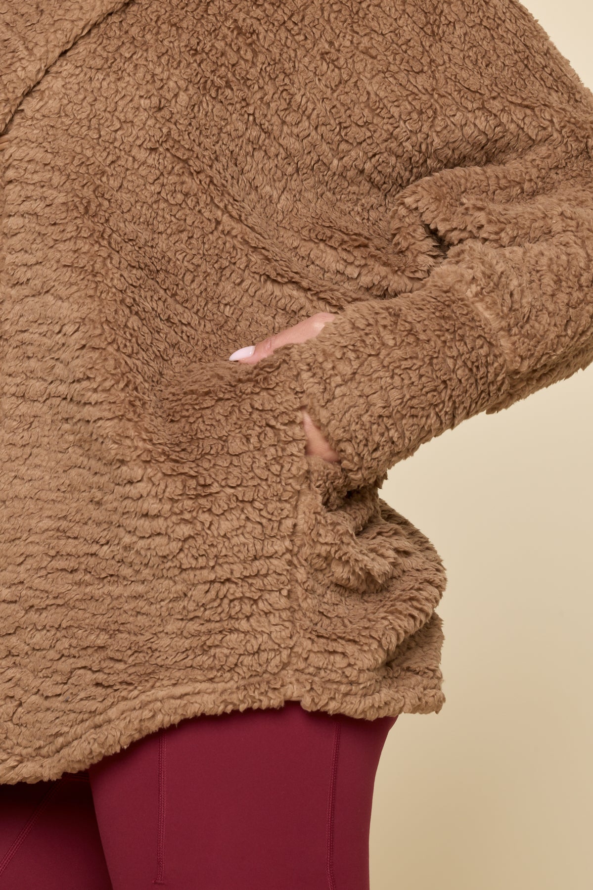 Cocoon Coat - Teddy Bear Brown