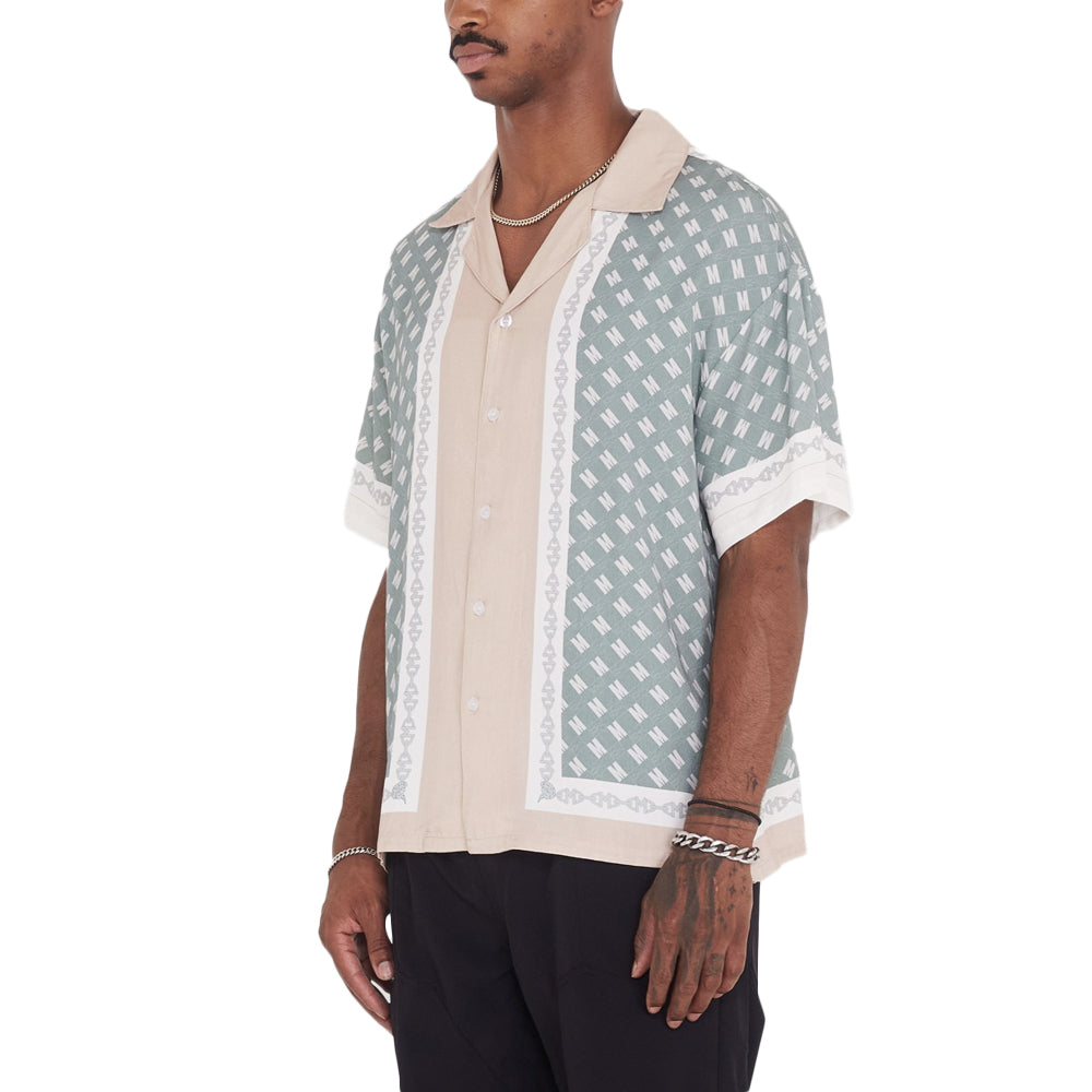 Block Chain Button Down Shirt