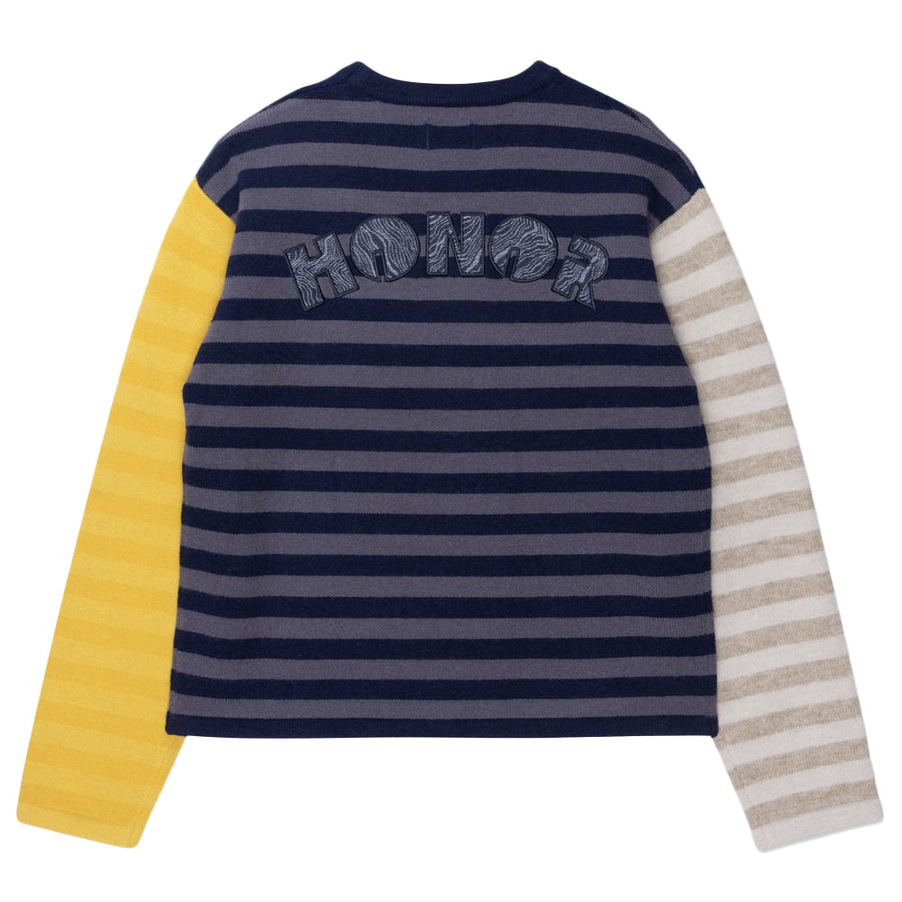 Multi Stripe Crewneck