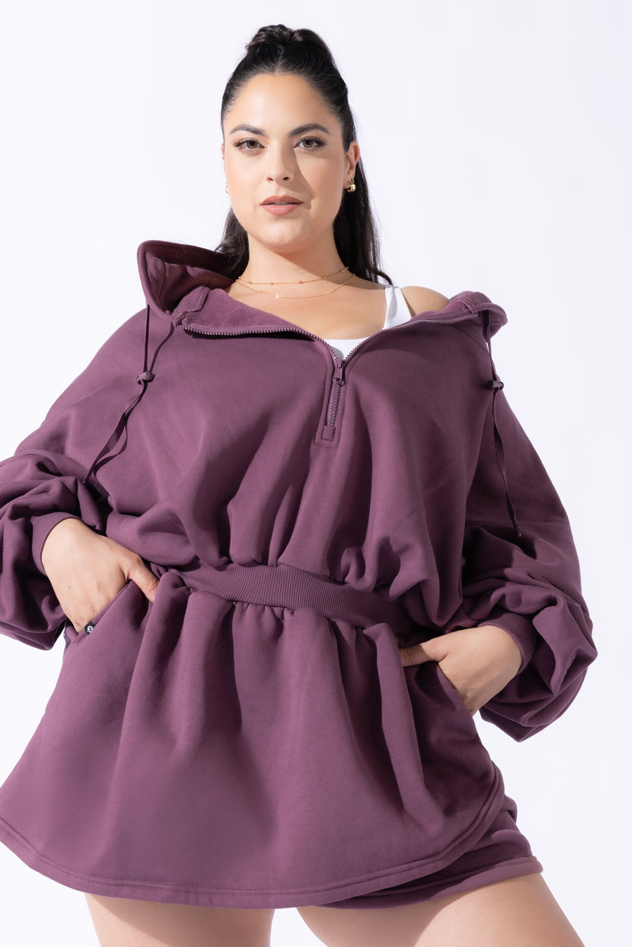 Game Day Dress - Deep Plum