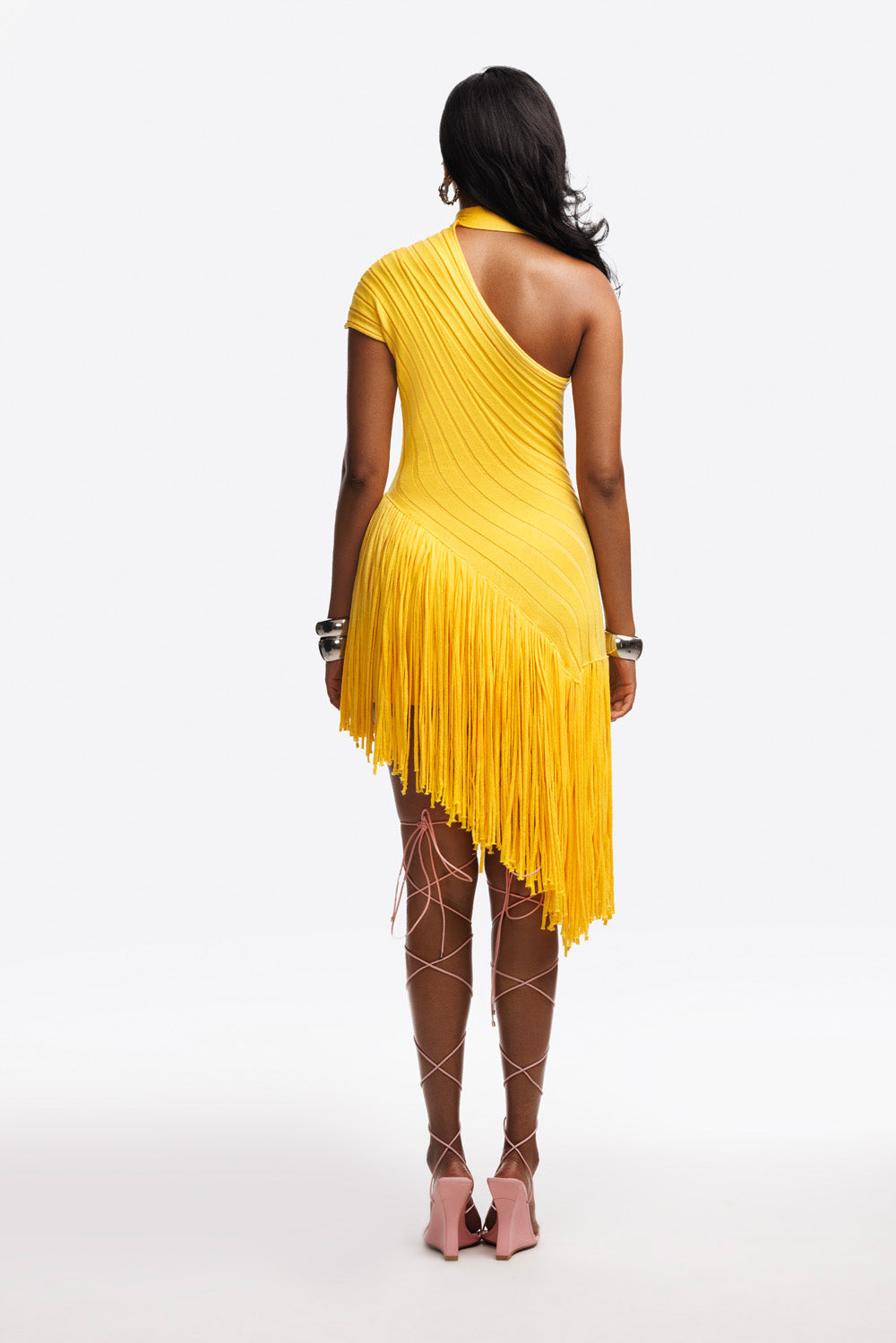 Lea Knit Fringe Dress