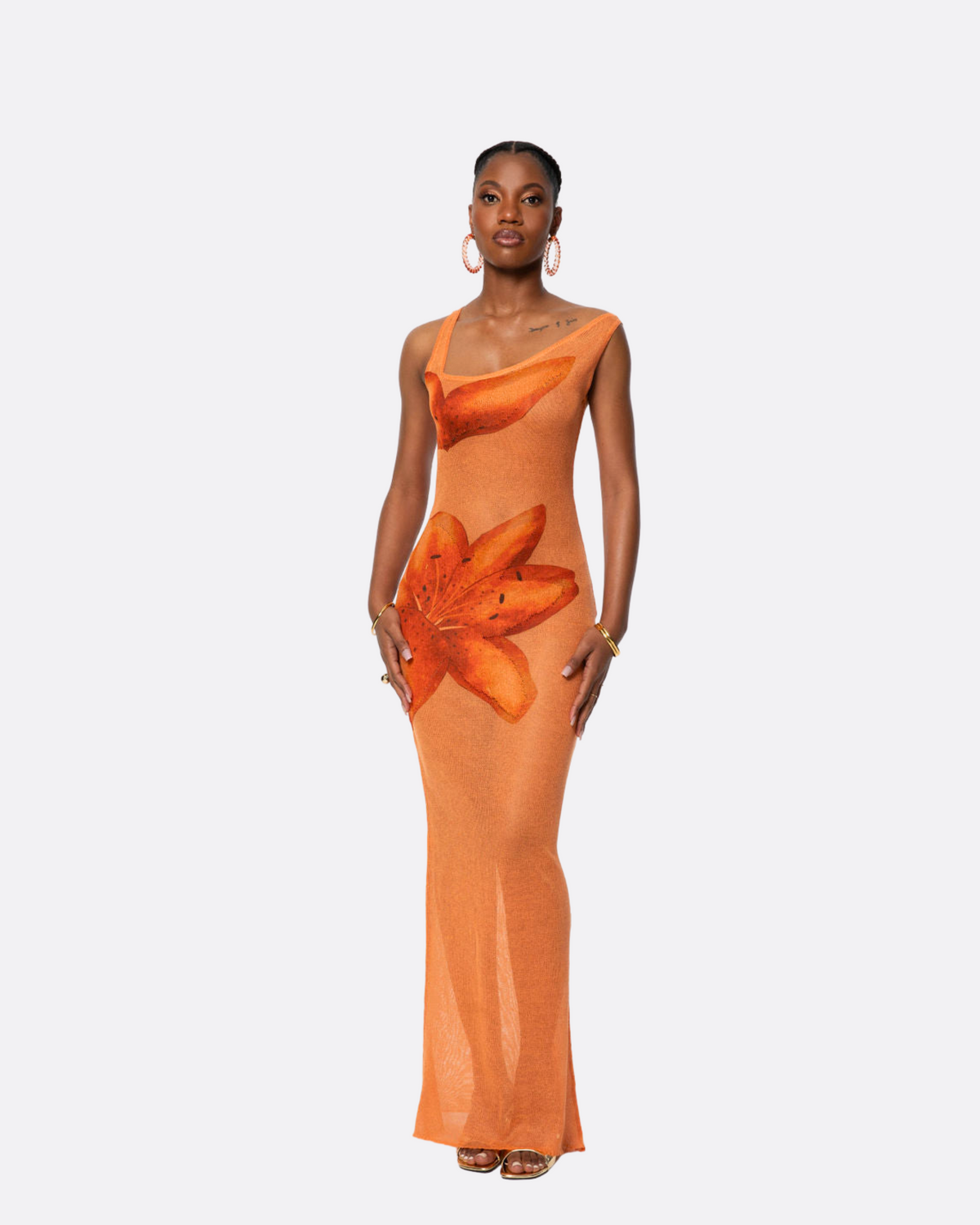 Flora Sheer Maxi