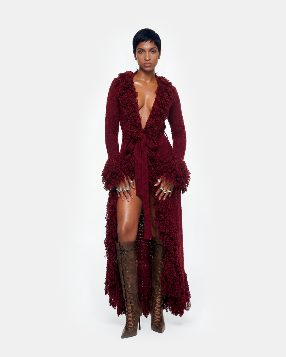 Mila Knit Cardigan Dress