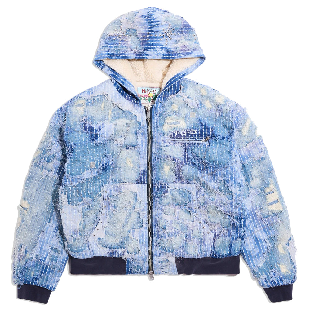 Nothing Grows Overnight Boro Denim Jacket