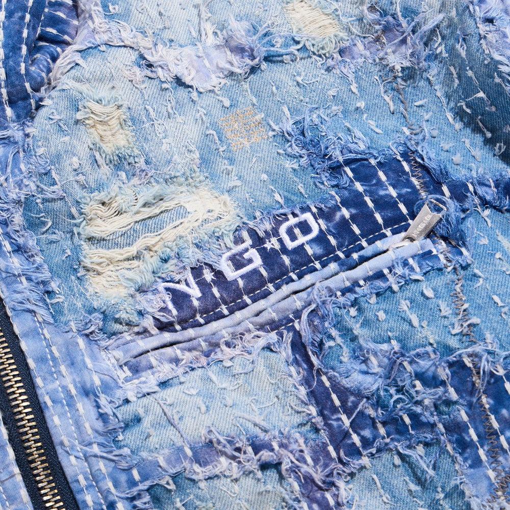Nothing Grows Overnight Boro Denim Jacket
