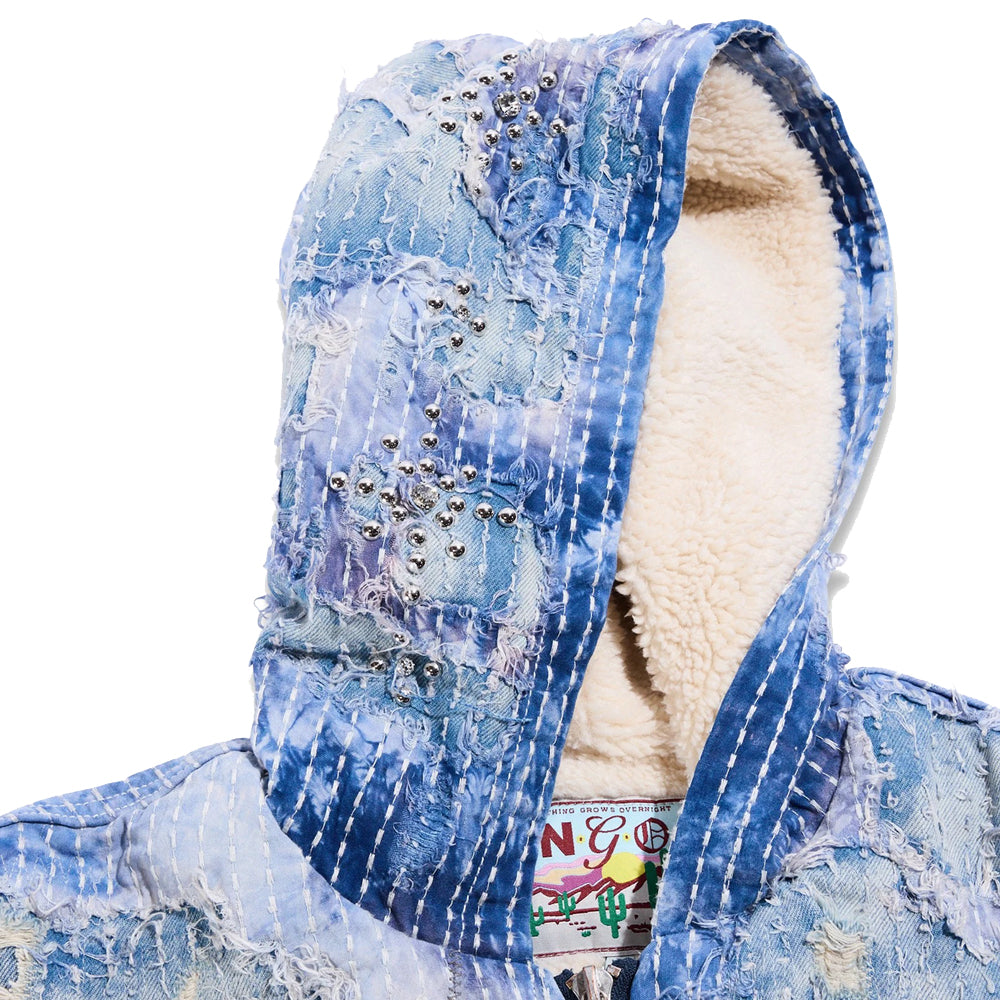 Nothing Grows Overnight Boro Denim Jacket