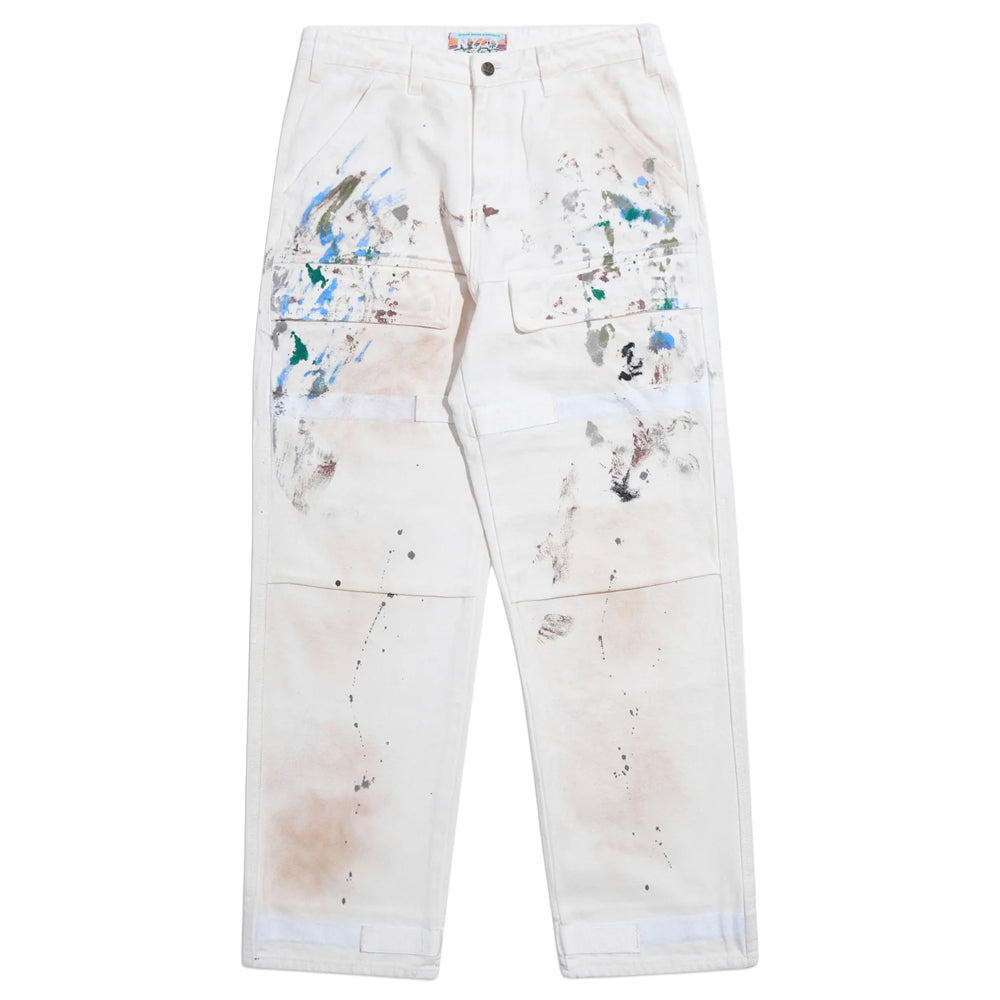 Nothing Grows Overnight Strapped Painter Pants