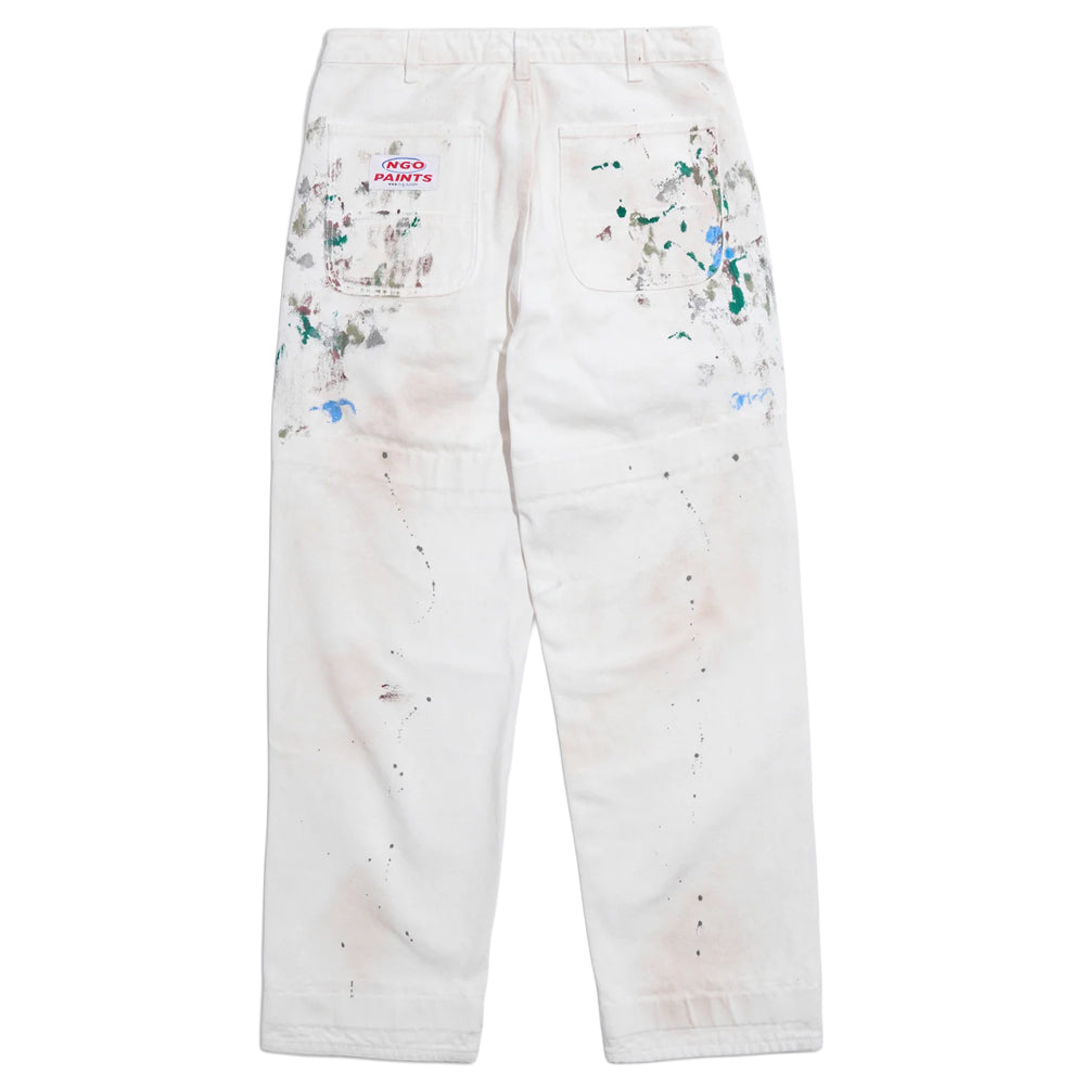 Nothing Grows Overnight Strapped Painter Pants