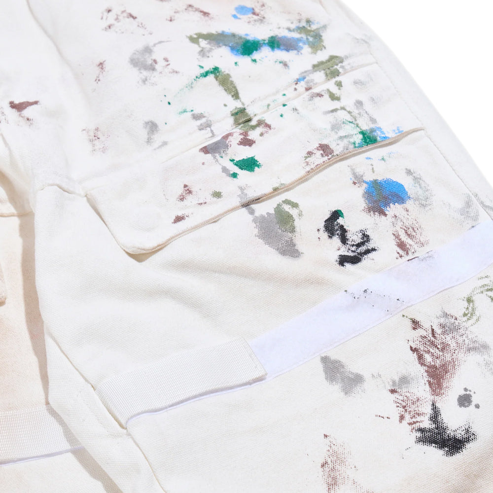 Nothing Grows Overnight Strapped Painter Pants