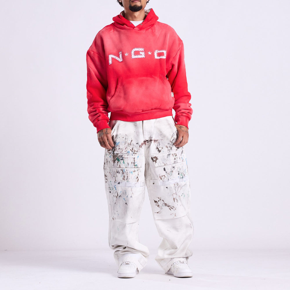 Nothing Grows Overnight Strapped Painter Pants