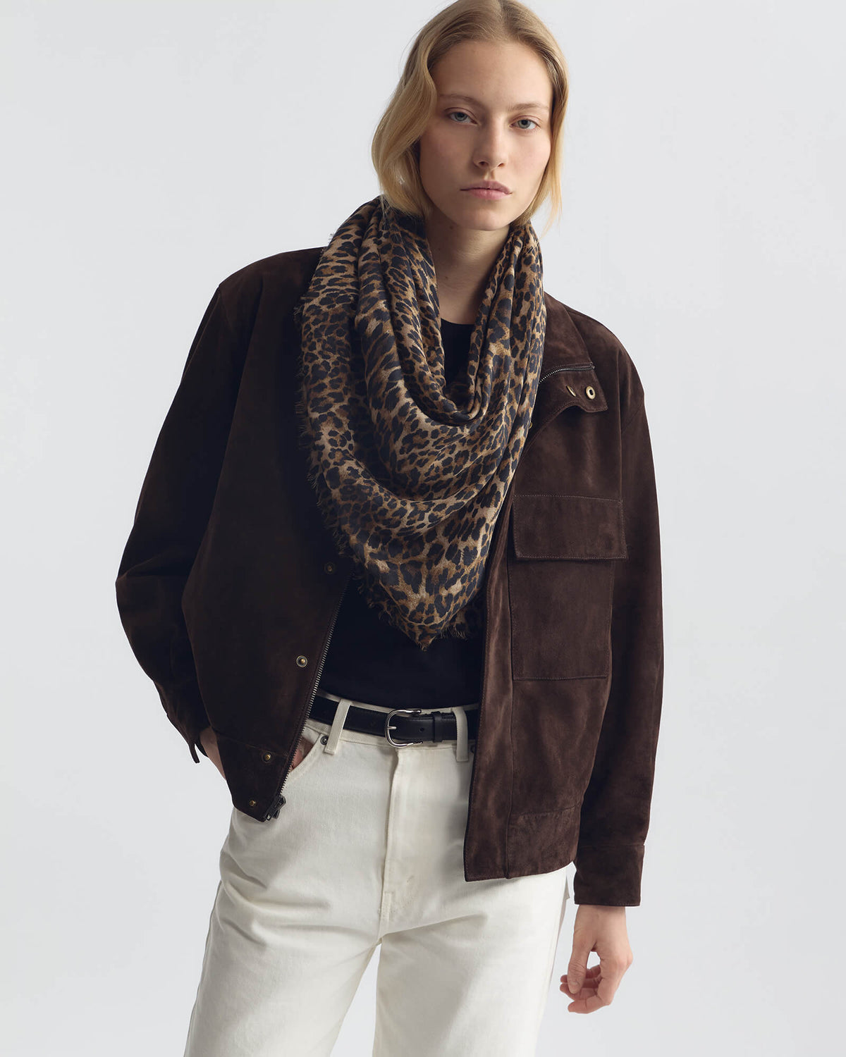LEOPARD SCARF