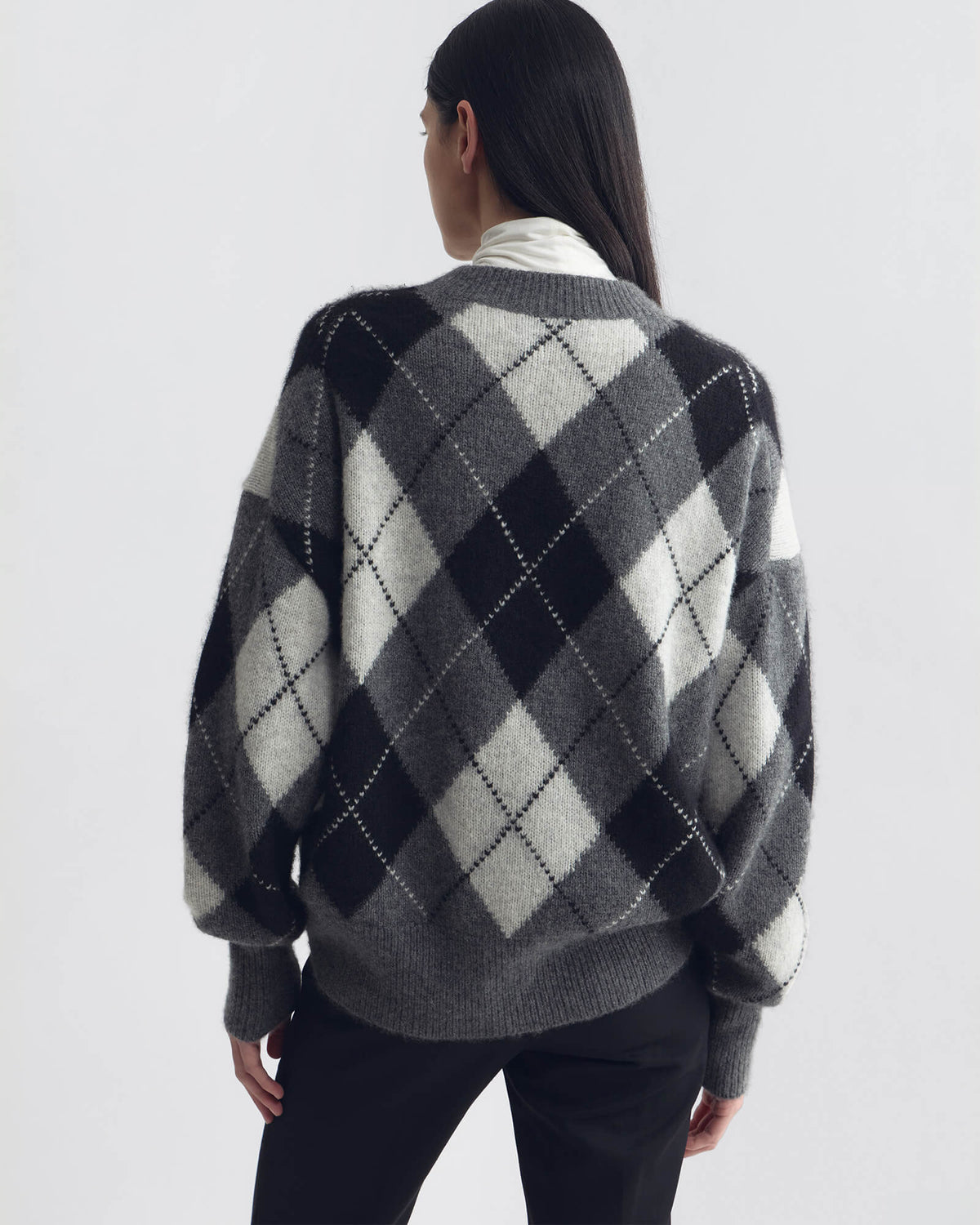 DONNIKA ARGYLE SWEATER