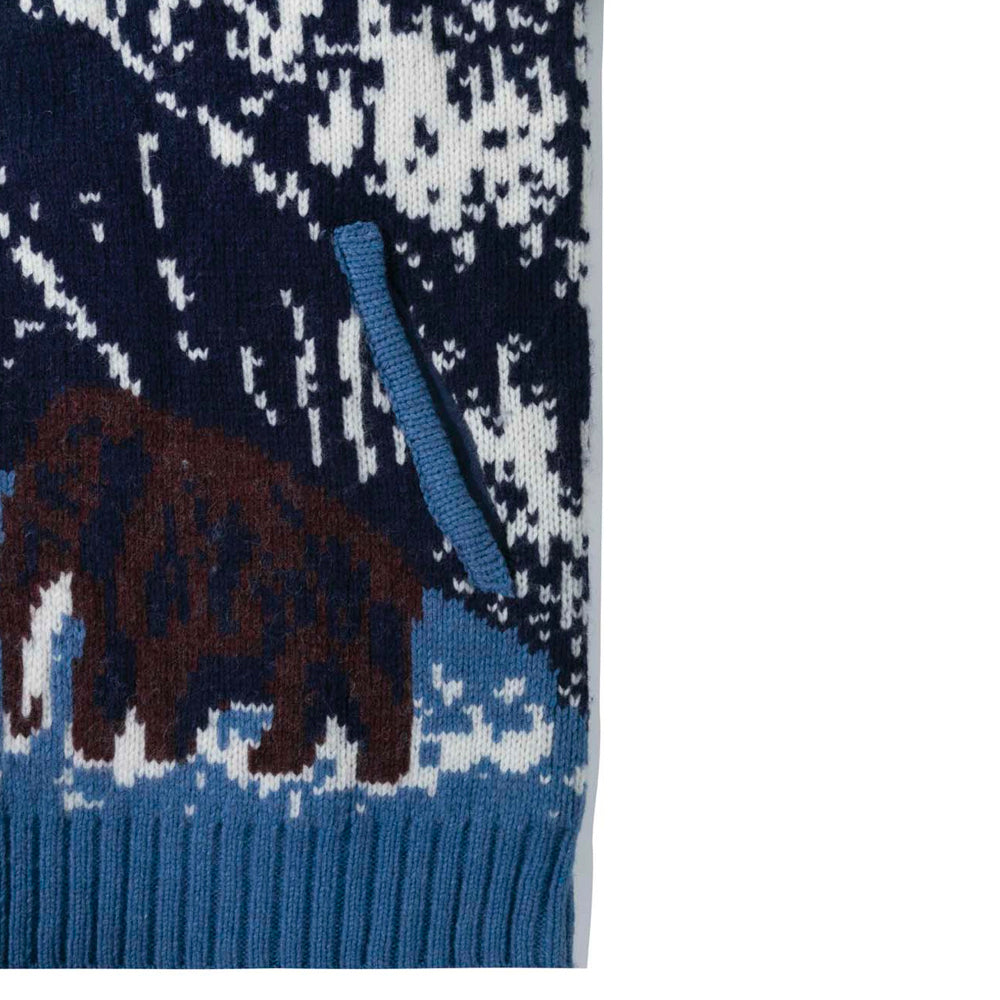 The Hundreds Ridgeline Zip Up Sweater
