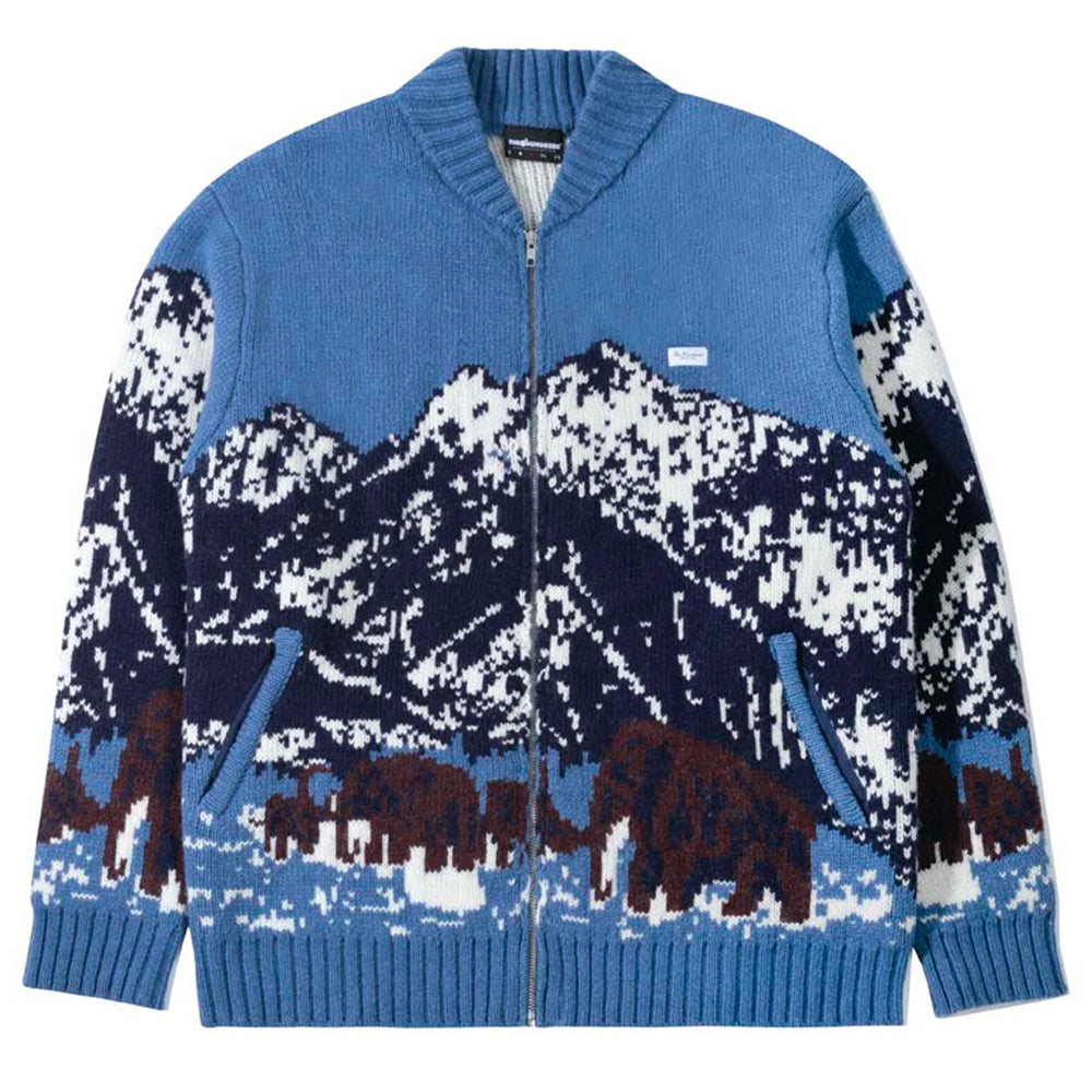 The Hundreds Ridgeline Zip Up Sweater