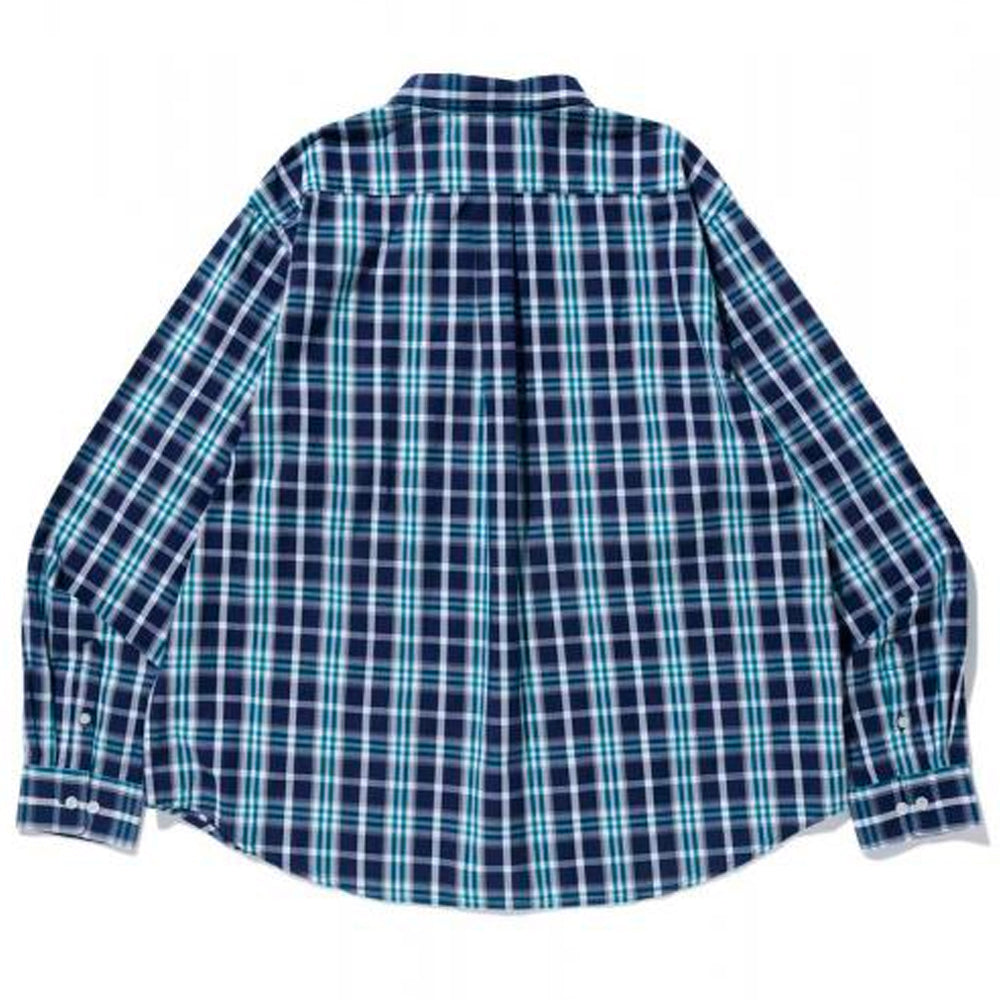 Embroidery Long Sleeve Check Shirt