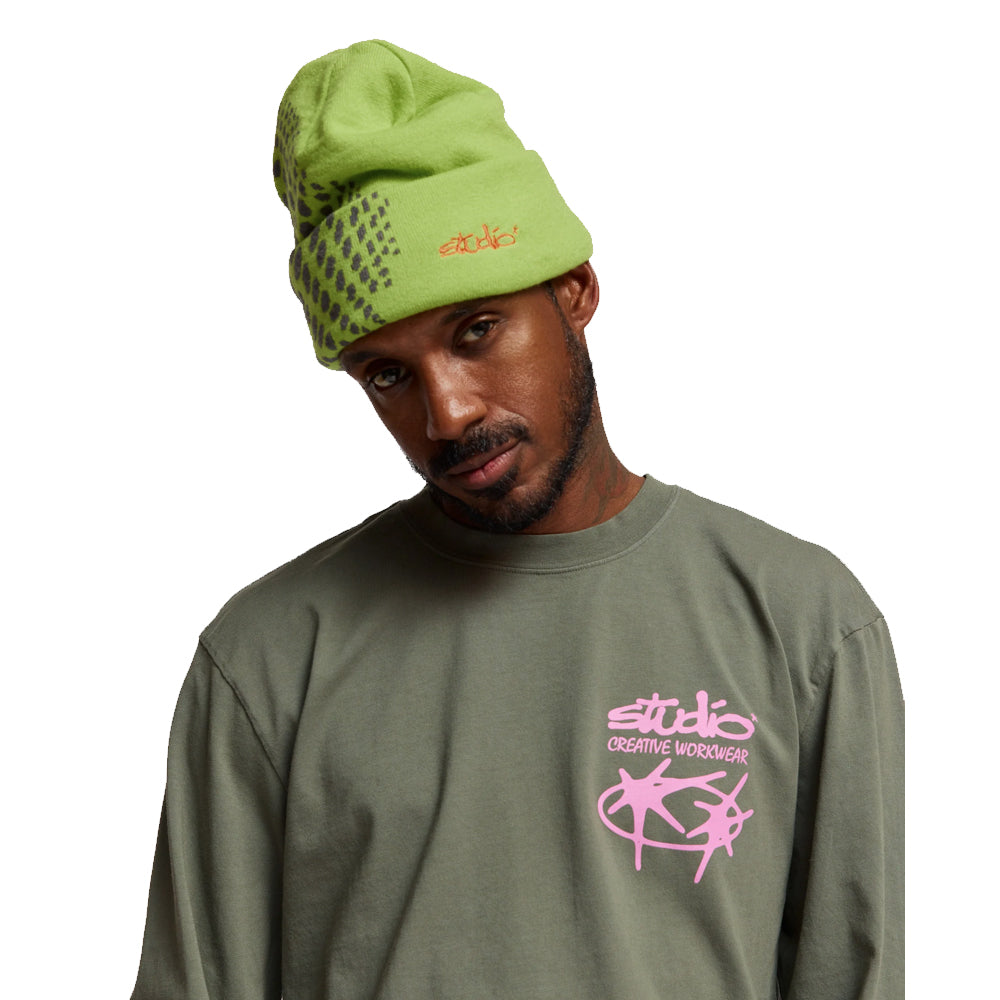 Supervsn Studio Orbit Fold Over Beanie