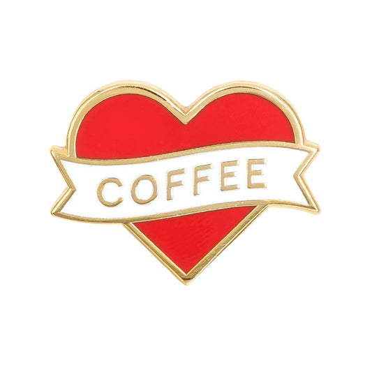 These are Things Heart Coffee Enamel Pin