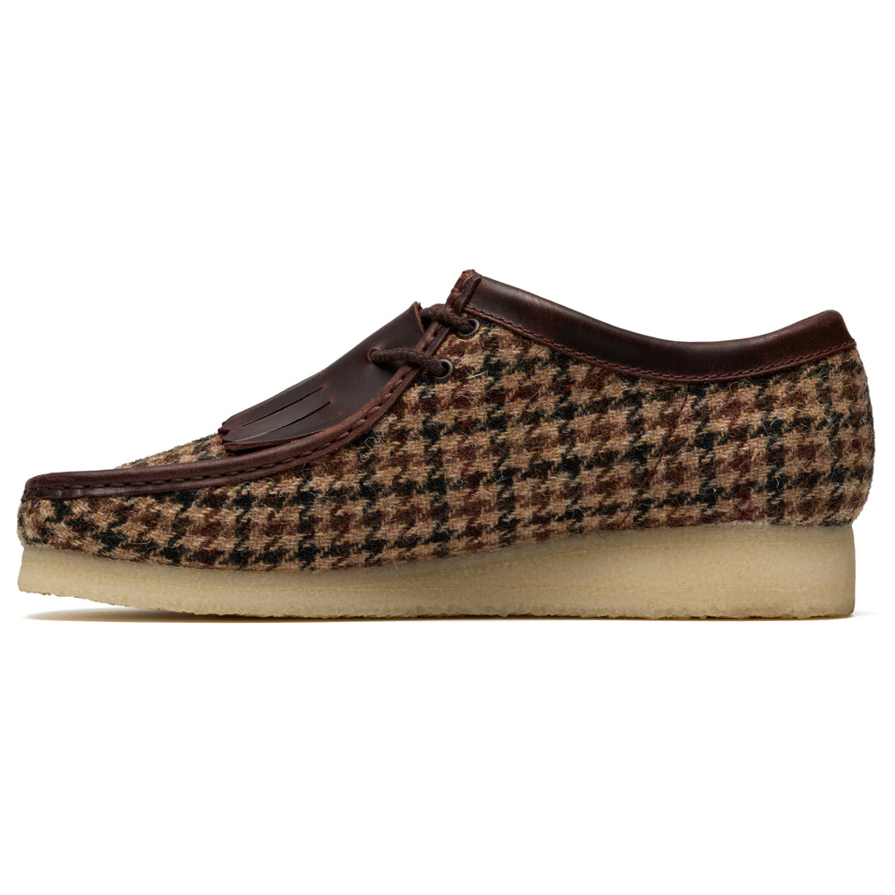 Clarks Wallabee Brown Tweed Comb