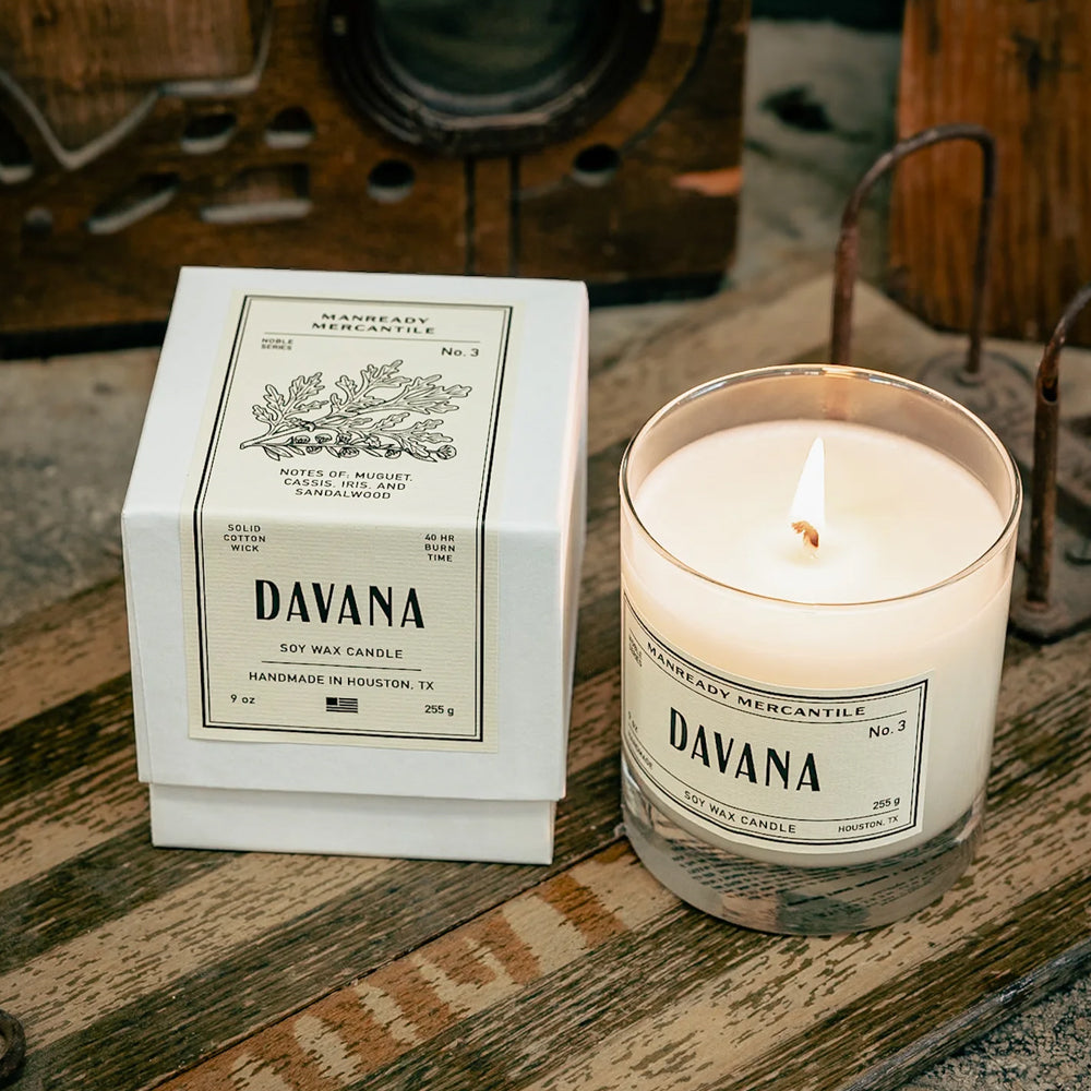 Manready Mercantile Davana Noble Series Soy Candle