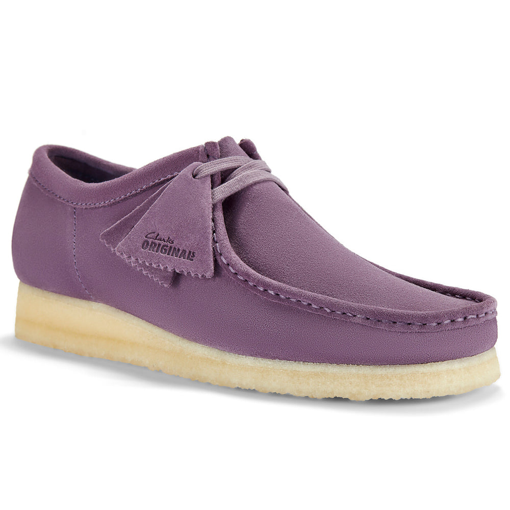 Clarks Wallabee Plum Suede
