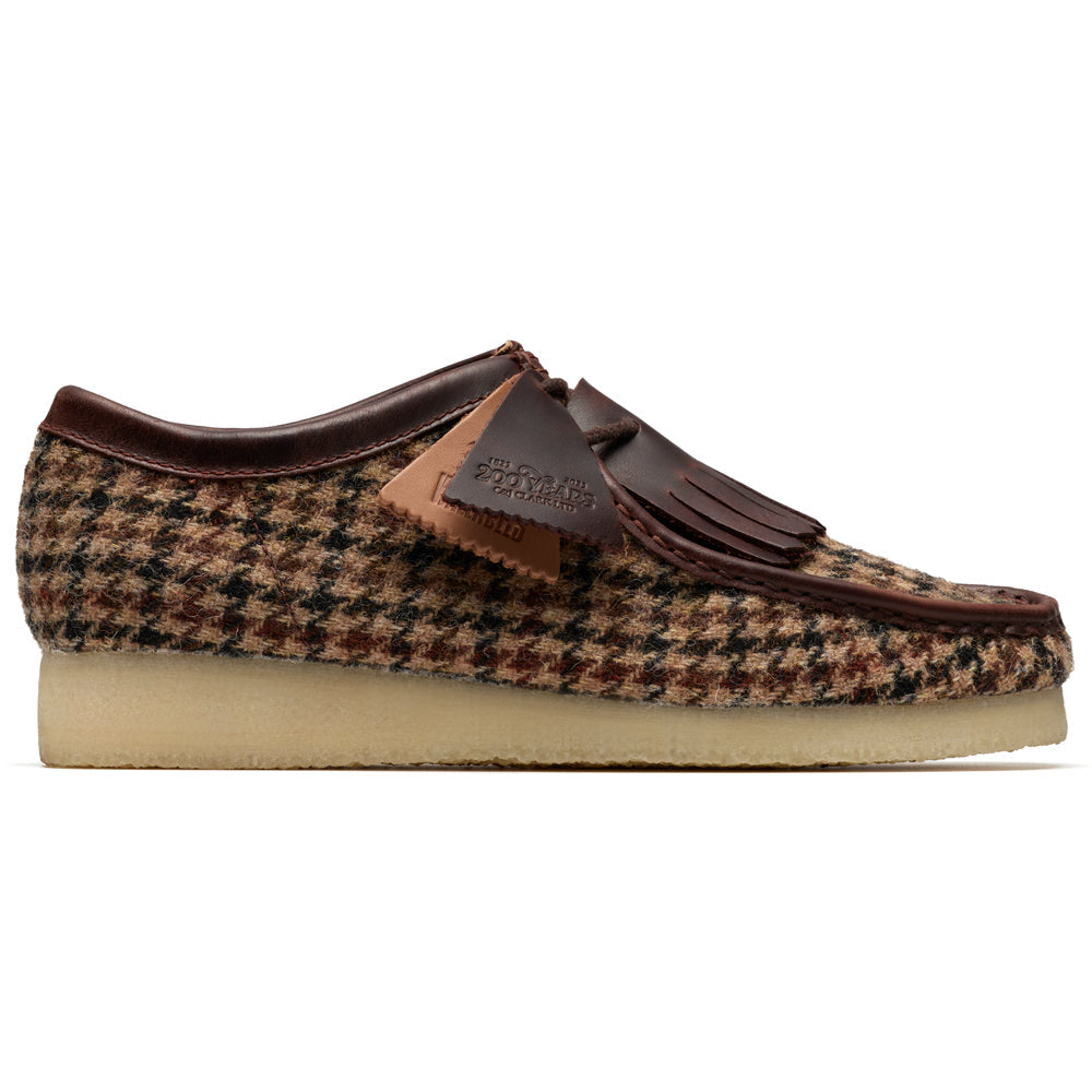 Clarks Wallabee Brown Tweed Comb