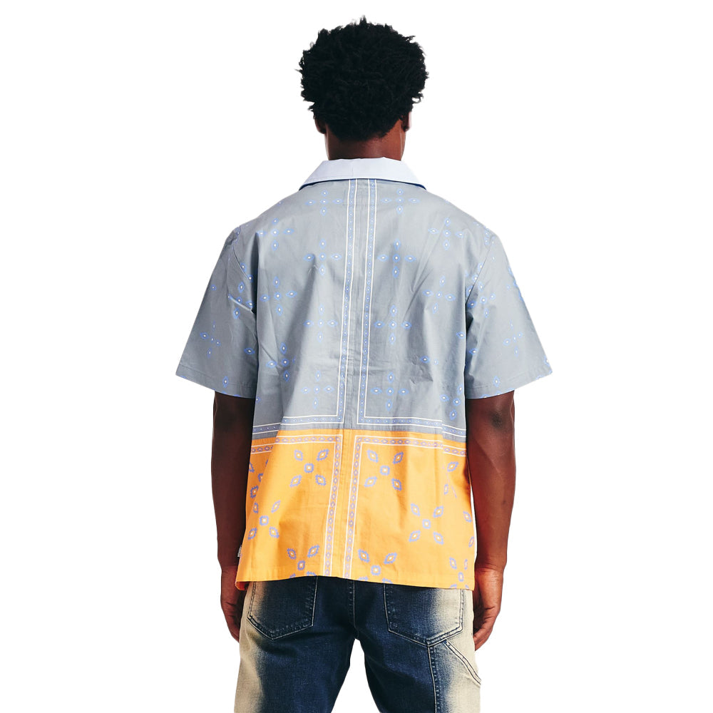 Memory Lane Patch Work Short Sleeve Shirt