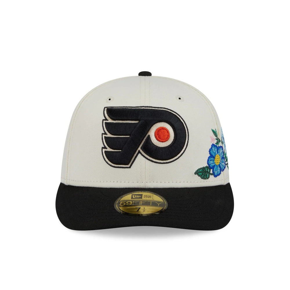 New Era Philadelphia Flyers Tonal Florals White 59FIFTY Fitted Hat