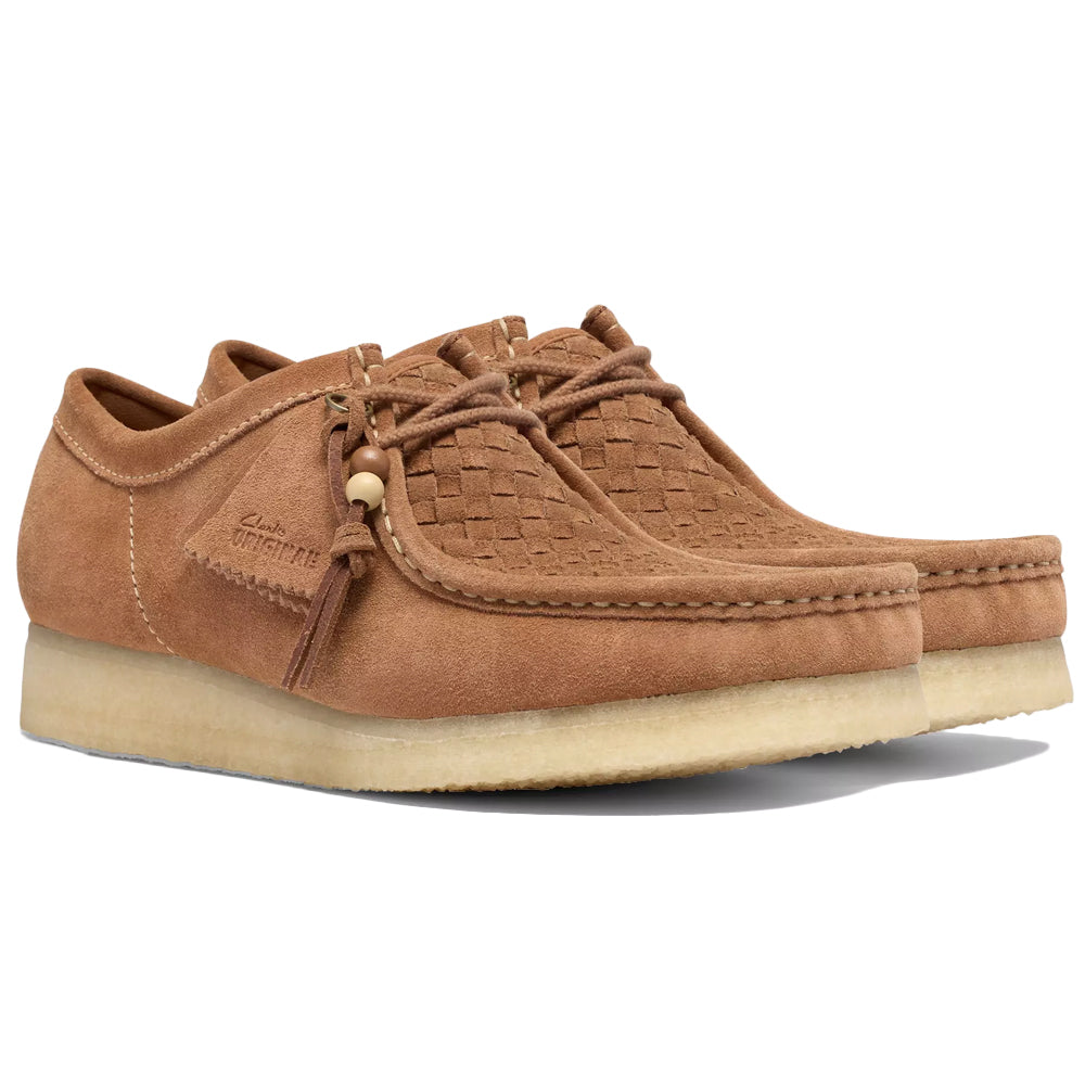 Clarks Wallabee Tan Weave