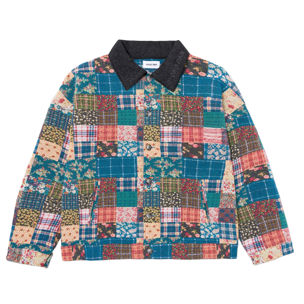 Ryoko Rain Quilted Tapestry Work Jacket